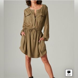 Lucky Brand Olive Green Women’s mini cargo dress